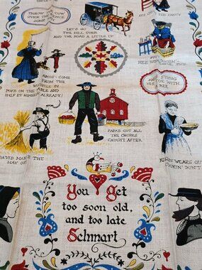 Vintage Amish Table runner